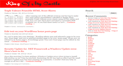 Desktop Screenshot of kingofmycastle.com