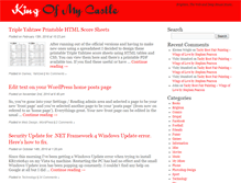 Tablet Screenshot of kingofmycastle.com